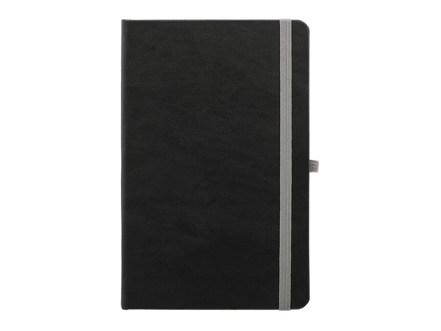 Black leather folio journal